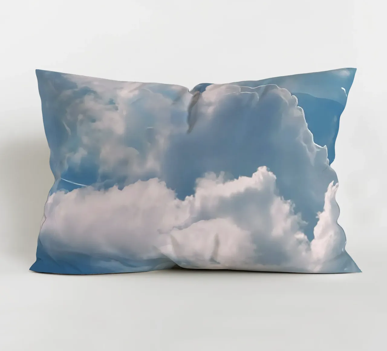 Clouds in the sky decorative cushion by Kiroiharu