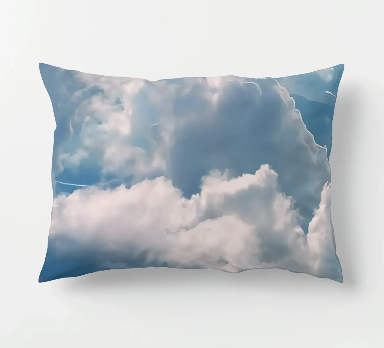 Clouds in the sky decorative cushion by Kiroiharu