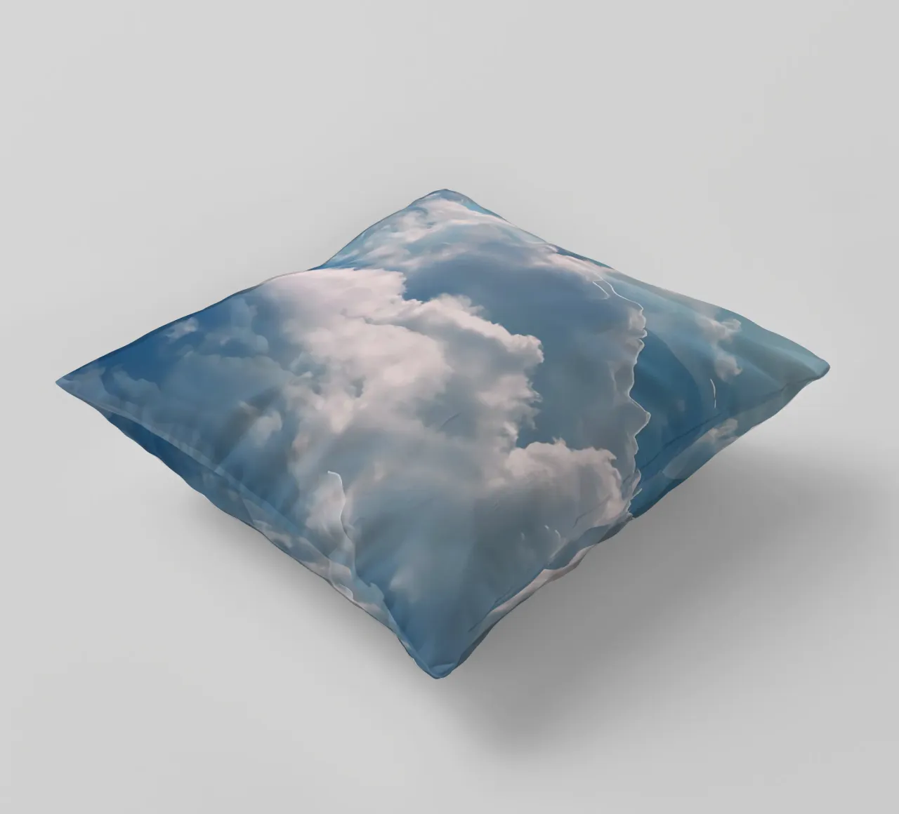 Clouds in the sky decorative cushion by Kiroiharu