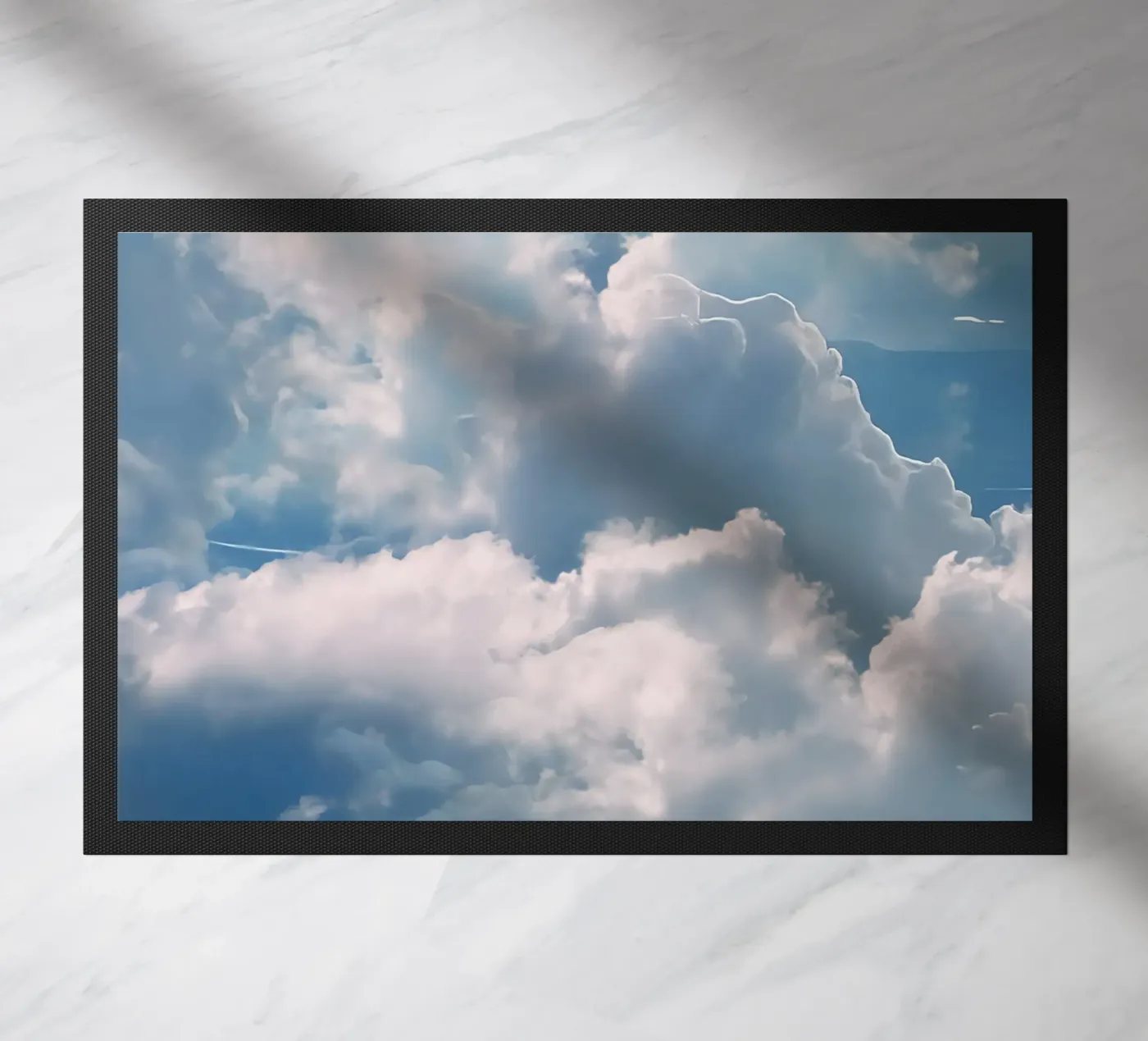 Clouds in the sky doormat by Kiroiharu