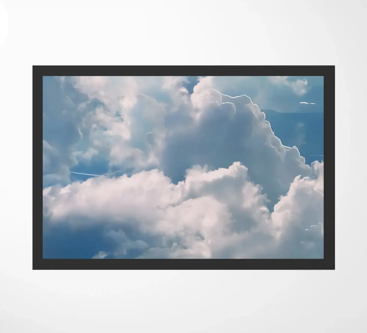 Clouds in the sky doormat by Kiroiharu