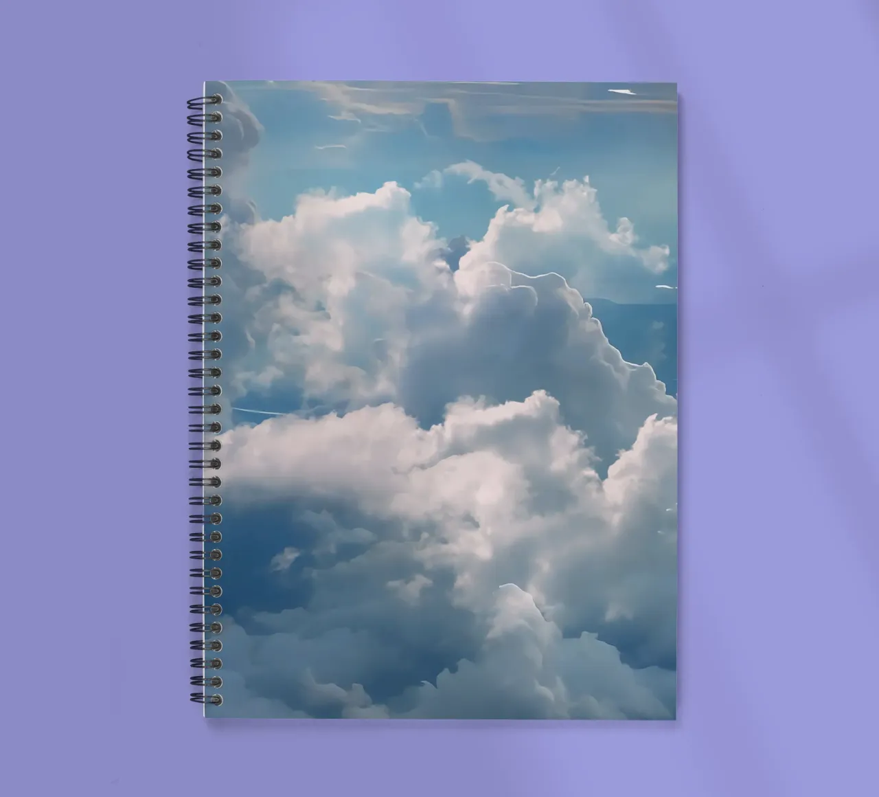 Clouds in the sky spiral notebook by Kiroiharu