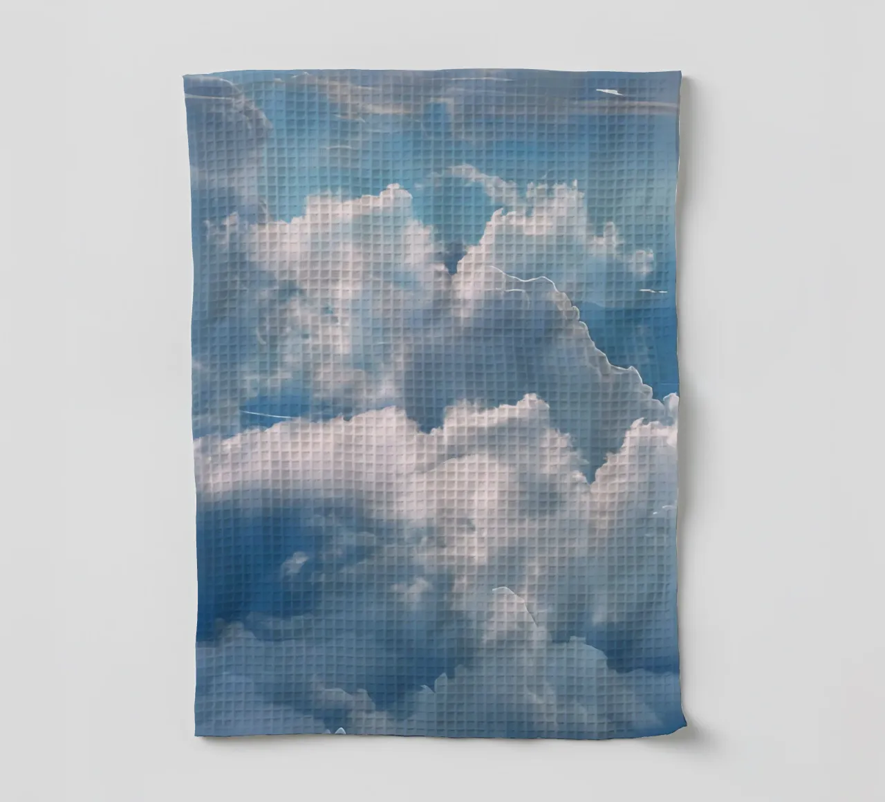 Clouds in the sky tea towel by Kiroiharu