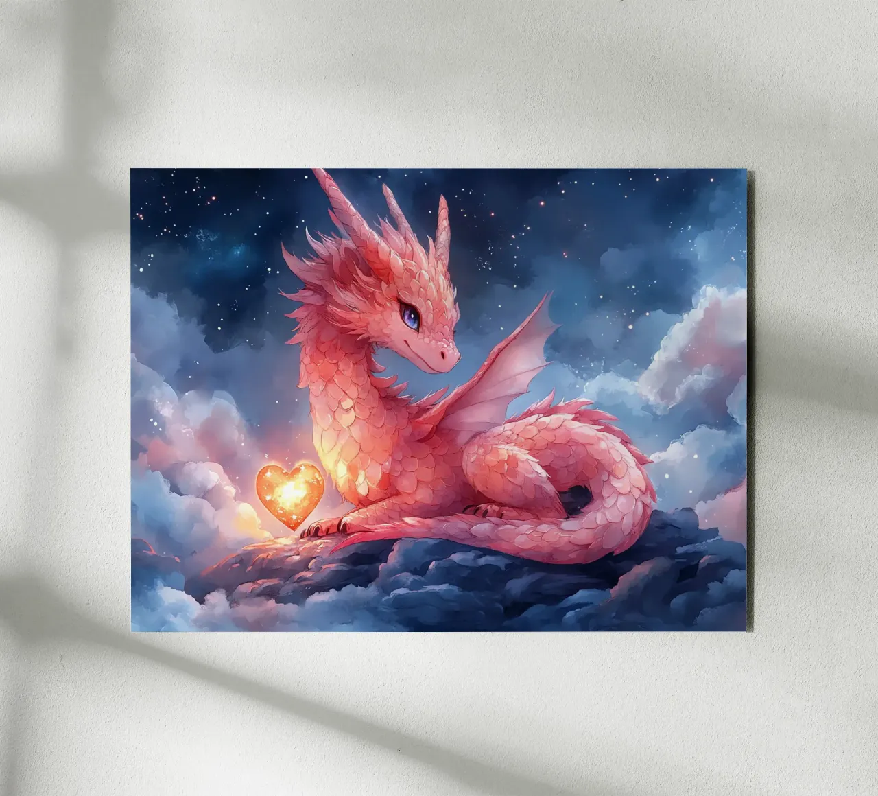 Cuore di drago alluminio dibond da Théïa's Fantasia World
