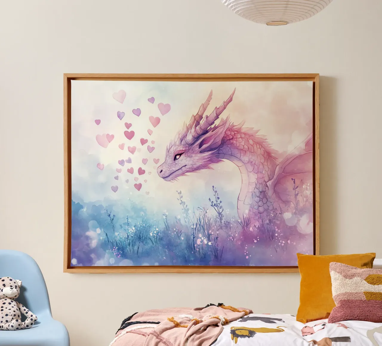 Drakenhart canvas van Théïa's Fantasia World