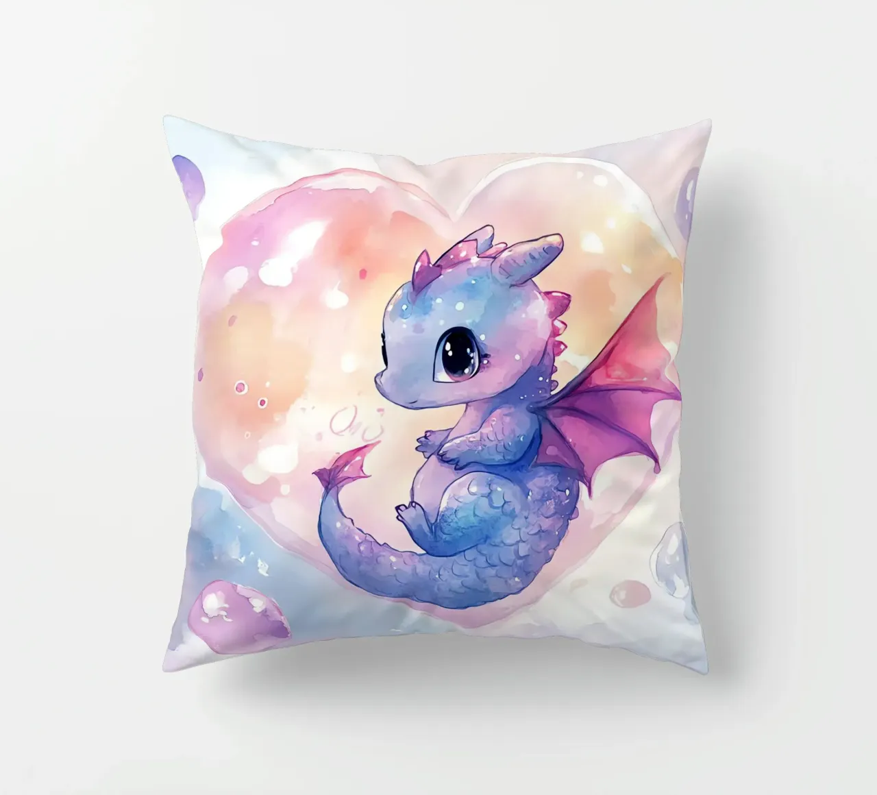 Cuore di drago cuscino da Théïa's Fantasia World