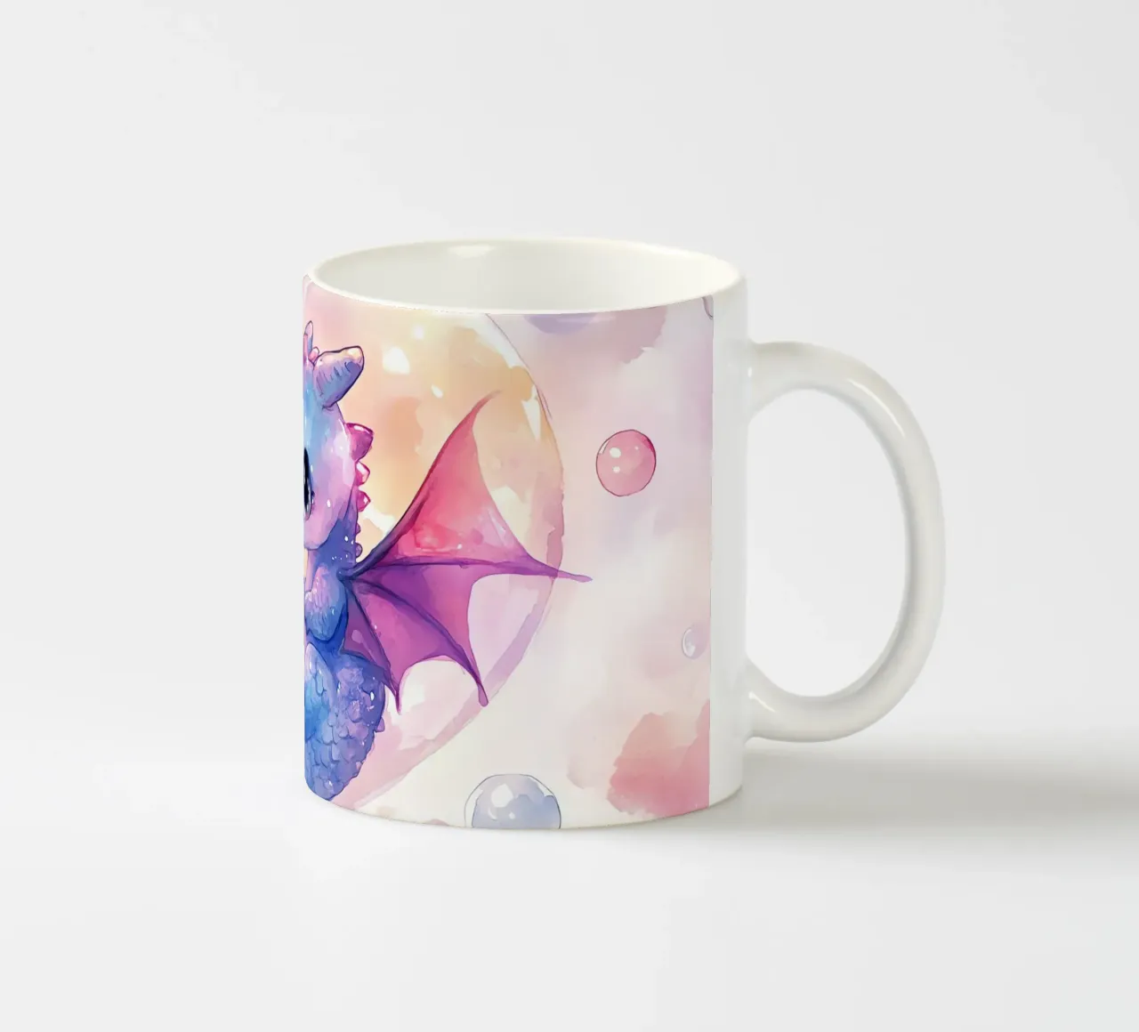 Cuore di drago tazza in ceramica da Théïa's Fantasia World