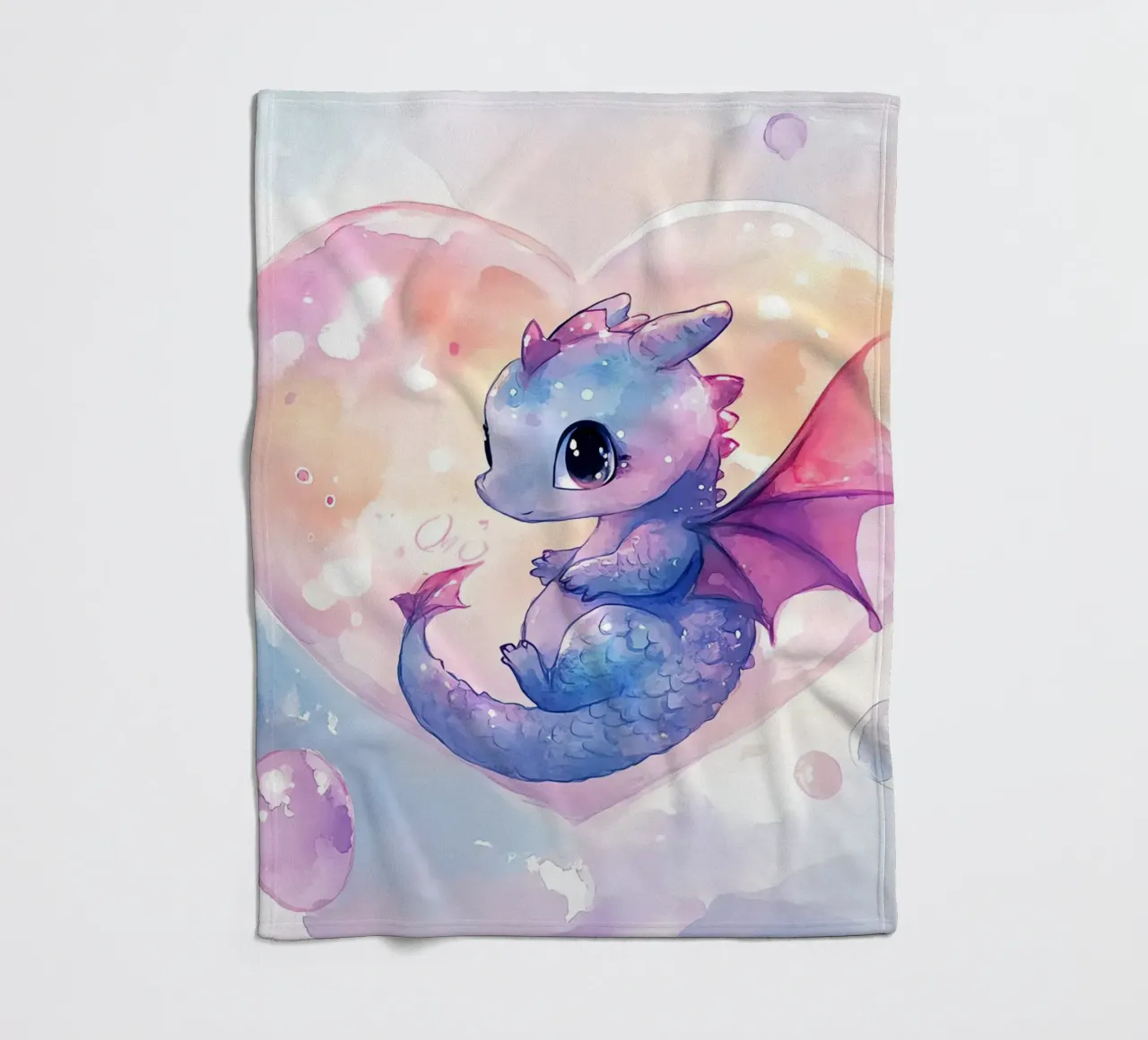 Cuore di drago coperta in pile da Théïa's Fantasia World