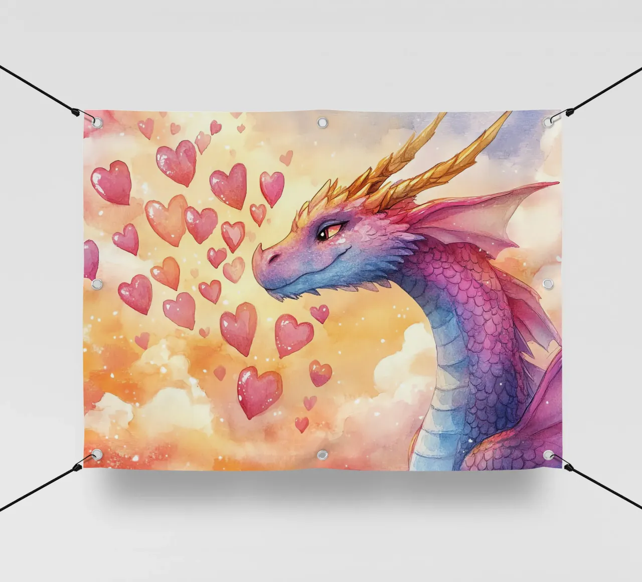 Cuore di drago telo in pvc da Théïa's Fantasia World