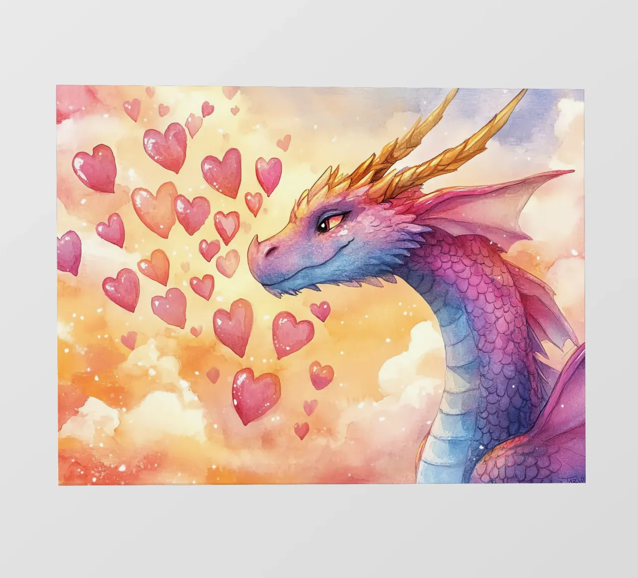 Cuore di drago telo in pvc da Théïa's Fantasia World