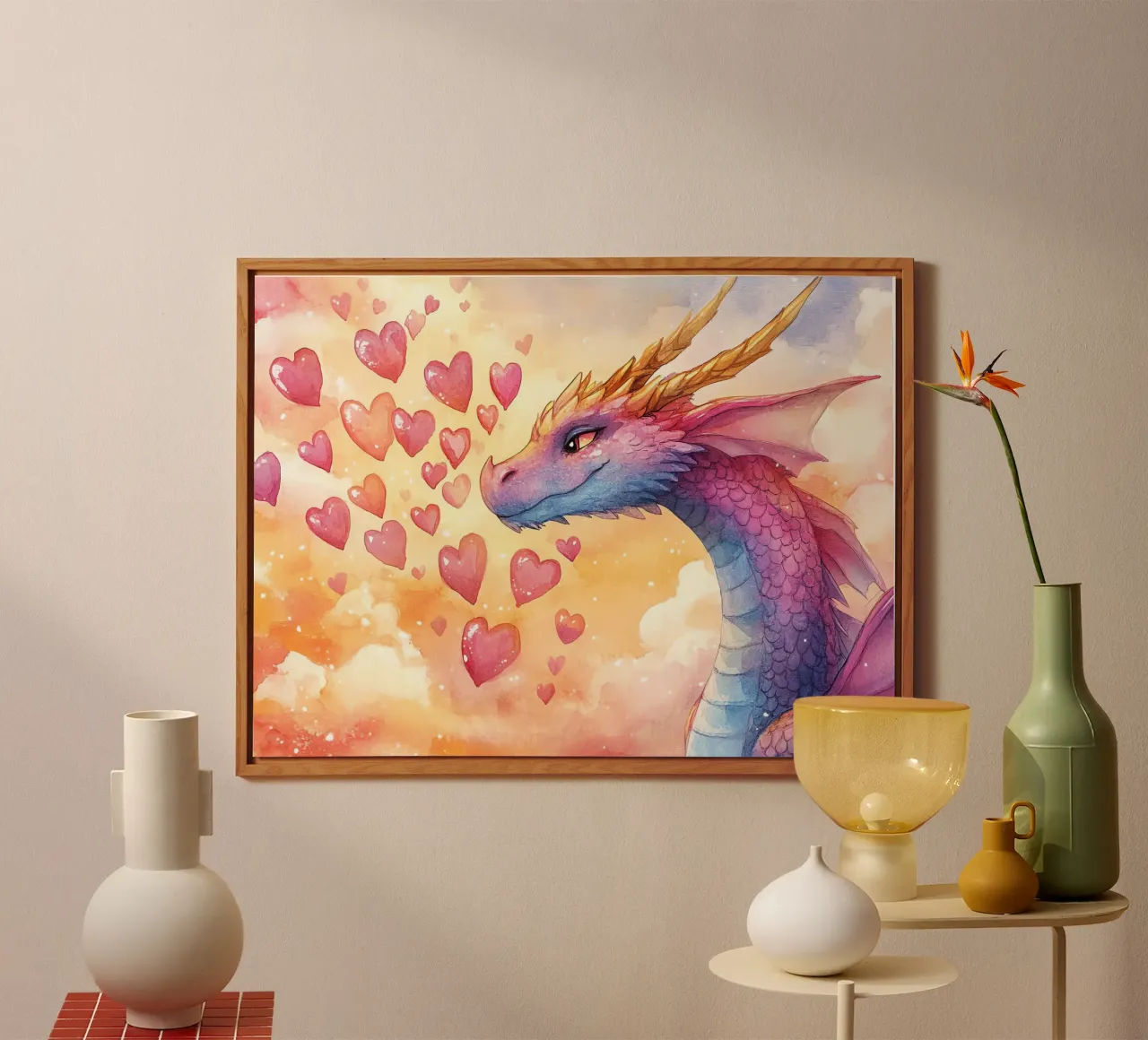 Dragon Heart forex plate by Théïa's Fantasia World