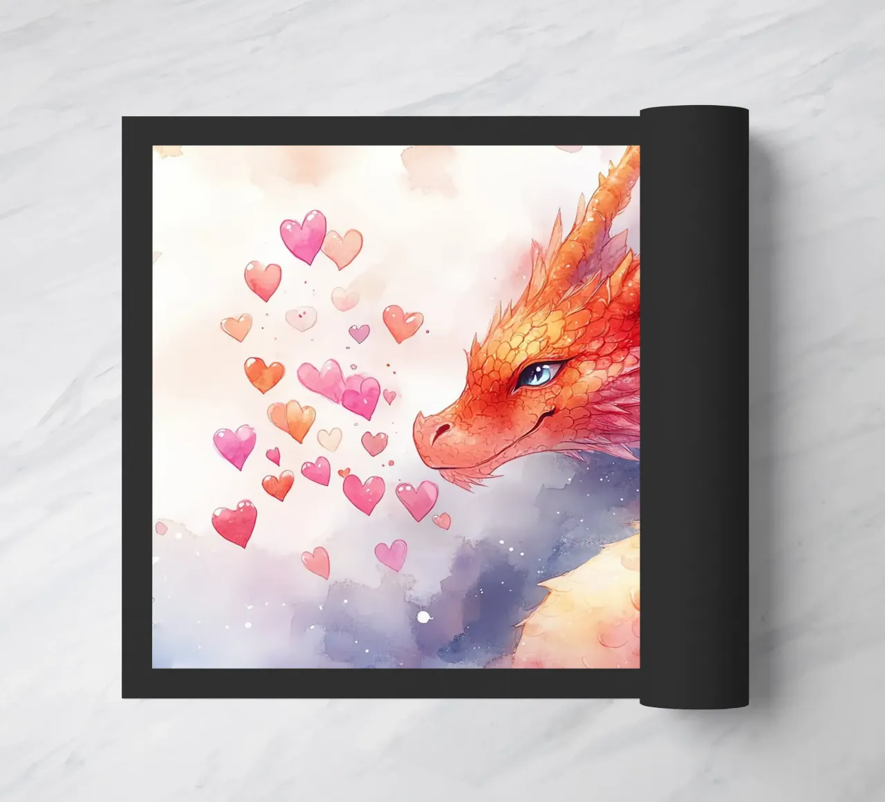 Cuore di drago zerbino da Théïa's Fantasia World