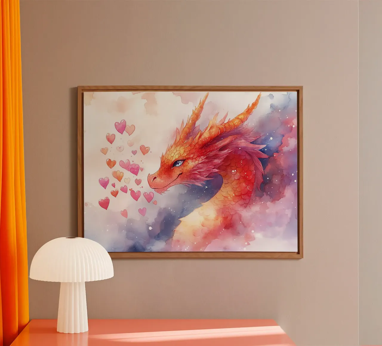Cuore di drago alluminio dibond da Théïa's Fantasia World