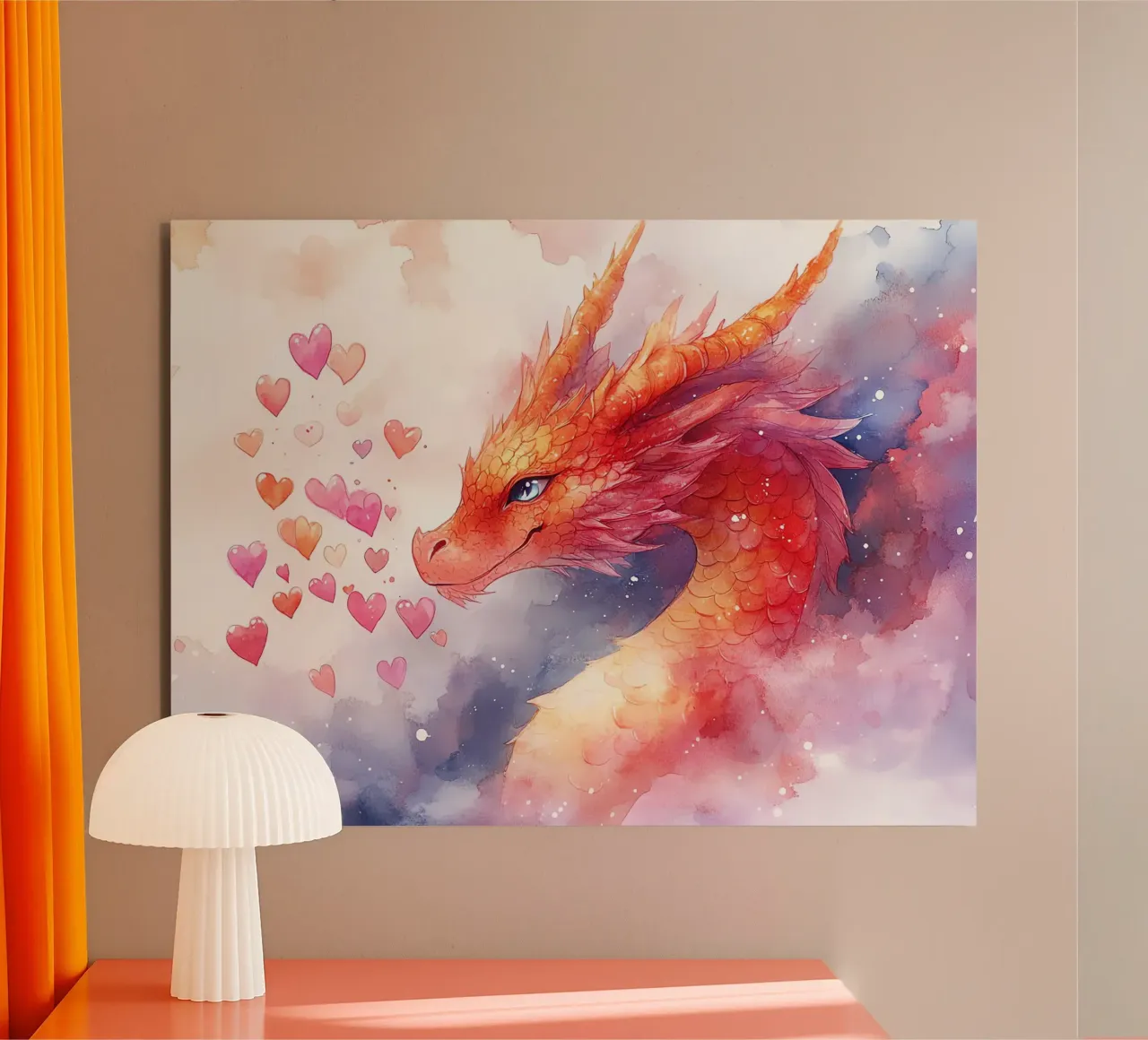 Cuore di drago alluminio dibond da Théïa's Fantasia World