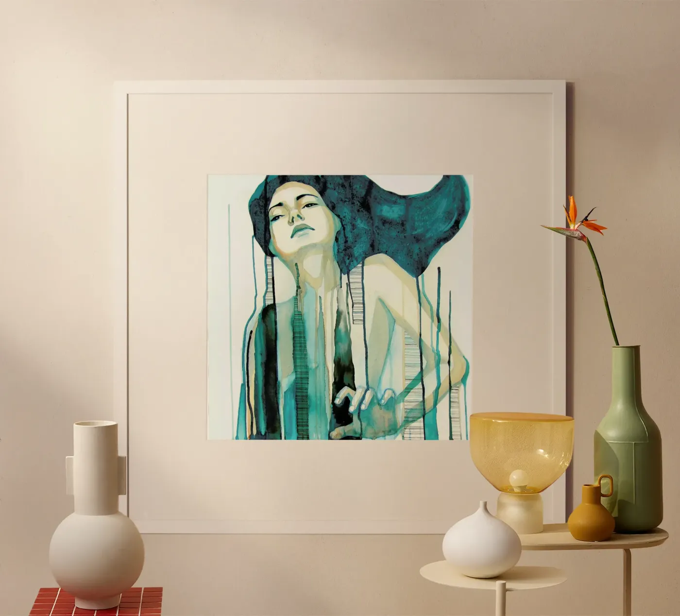 Euphoria poster van Rebekka
