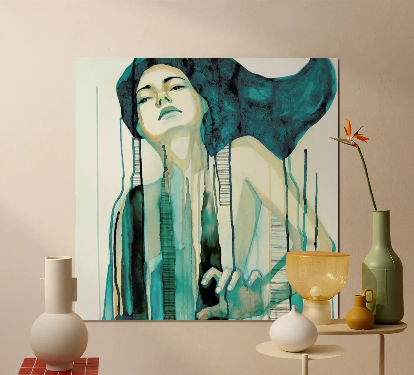 Euphoria poster van Rebekka