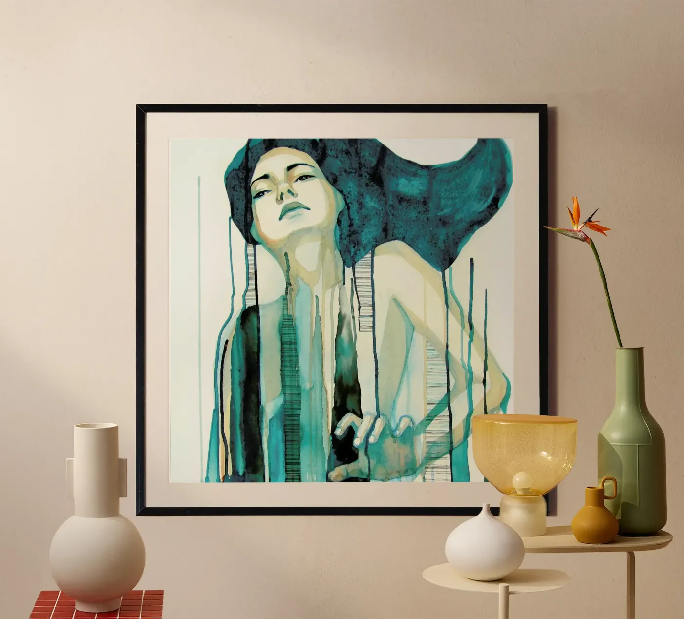 Euphoria poster van Rebekka