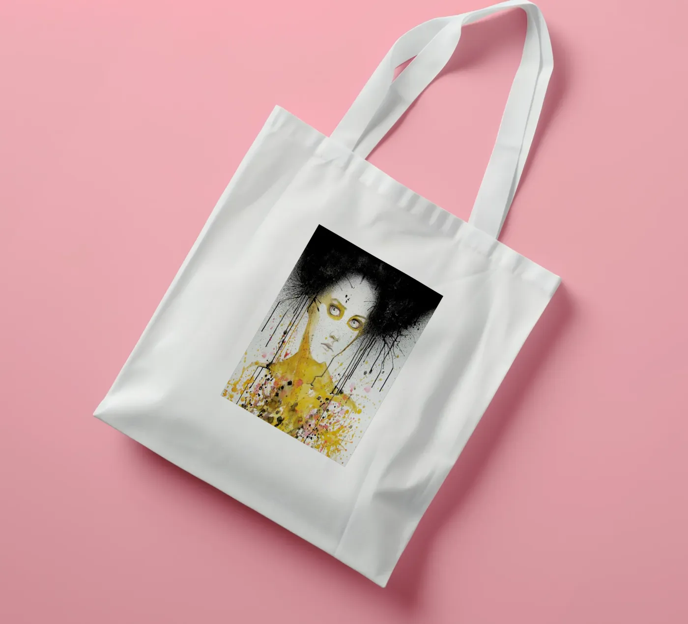Black Cloud tote bag by Rebekka