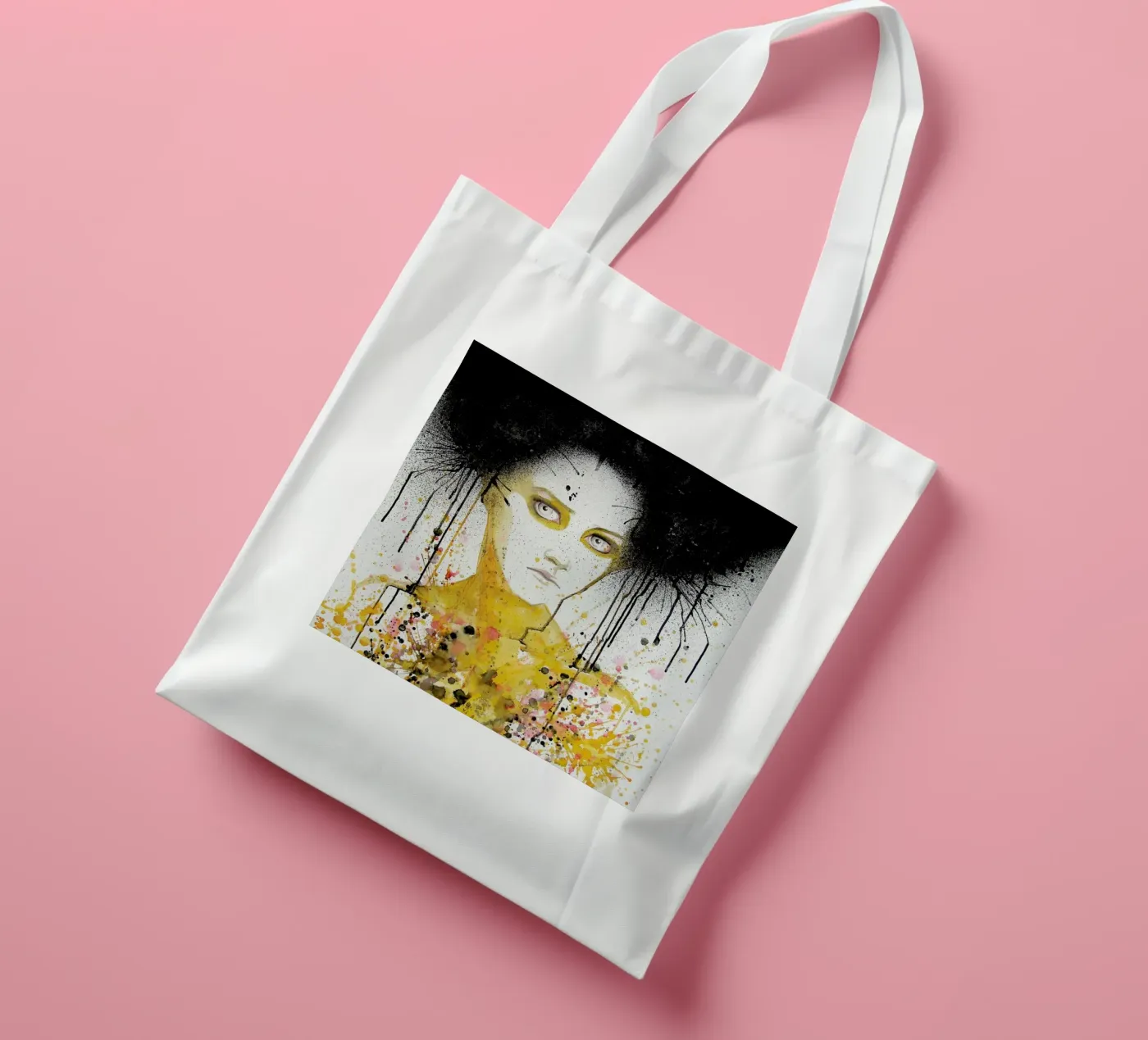 Black Cloud tote bag by Rebekka