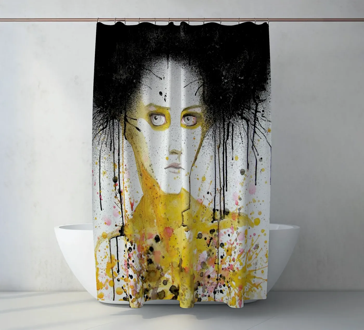 Black Cloud Duschvorhang von Rebekka