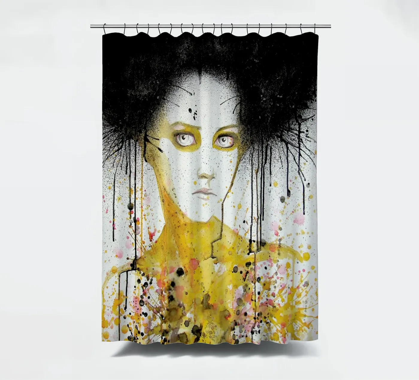 Black Cloud Duschvorhang von Rebekka