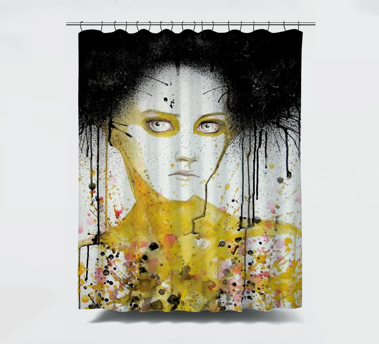 Black Cloud Duschvorhang von Rebekka