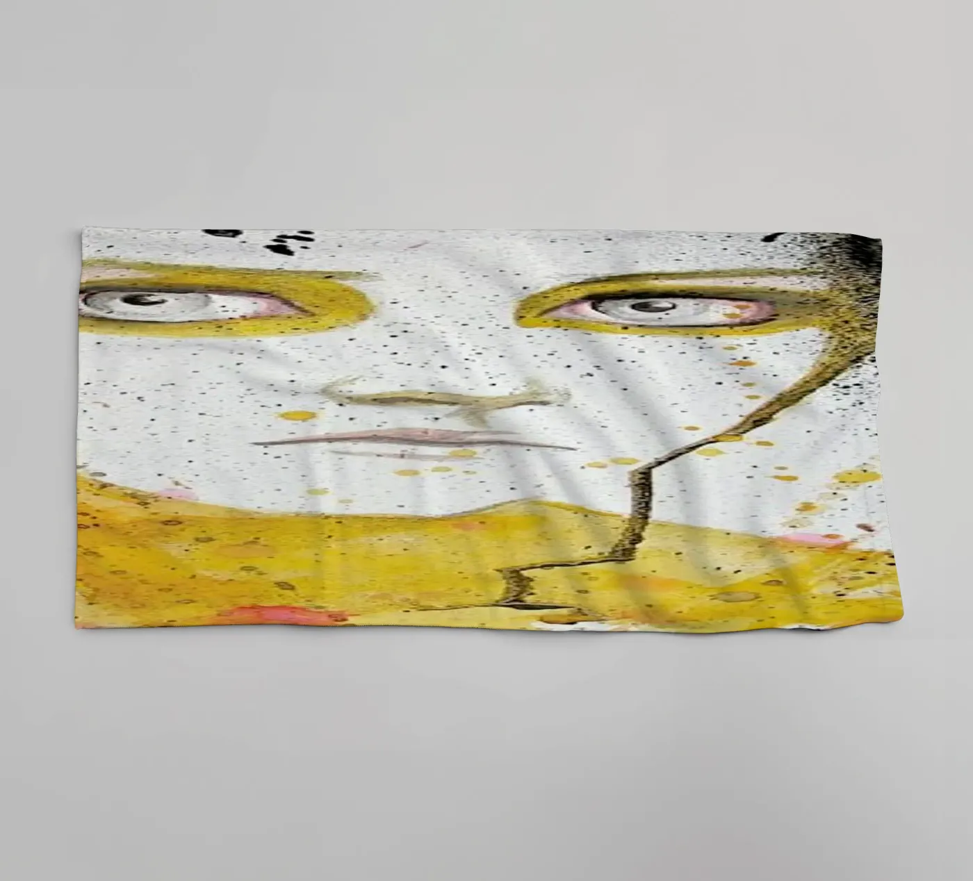 Black Cloud towel by Rebekka