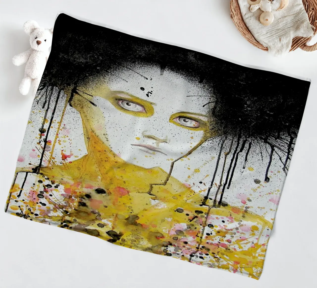 Black Cloud fleecedeken van Rebekka