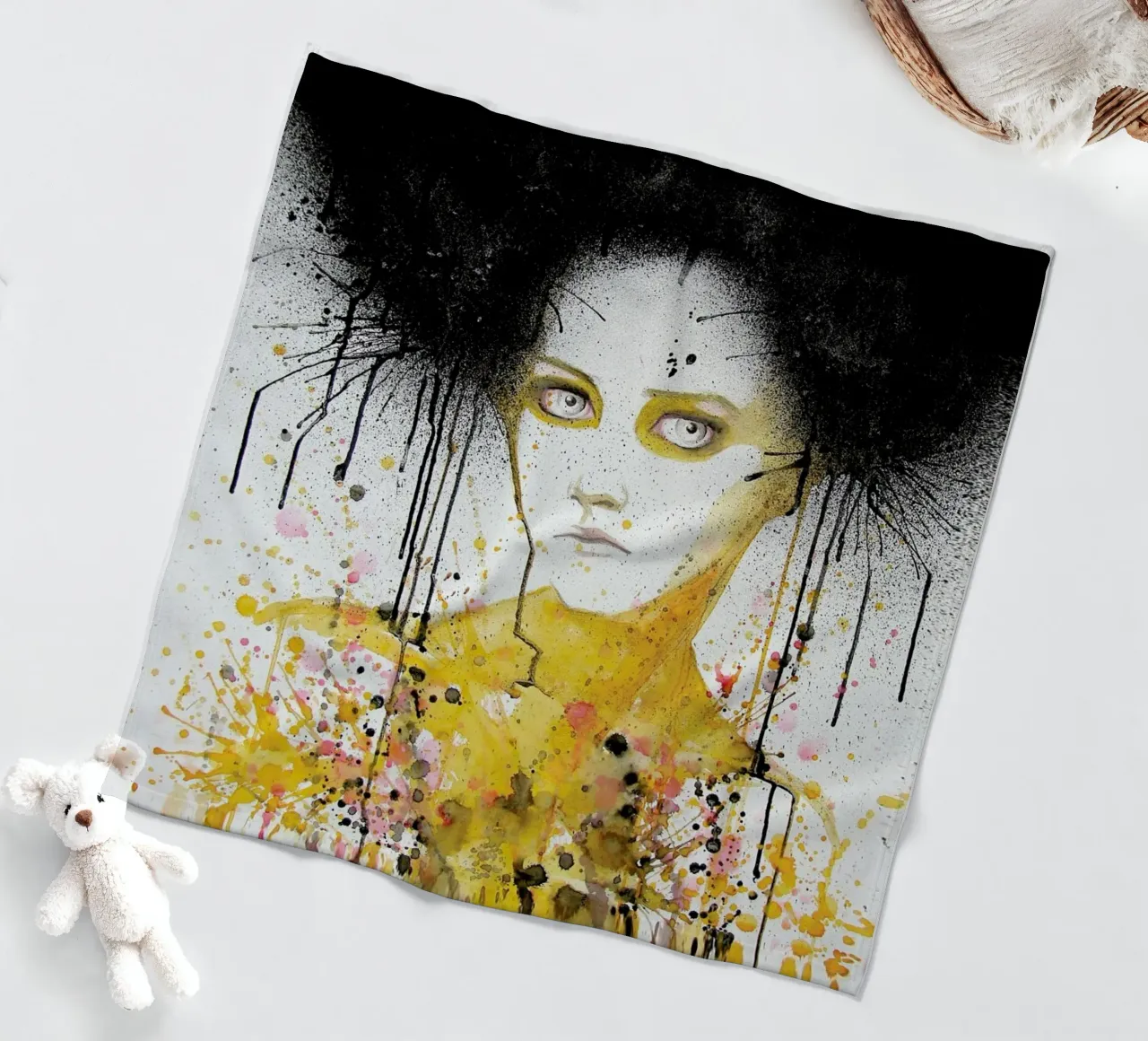 Black Cloud fleecedeken van Rebekka