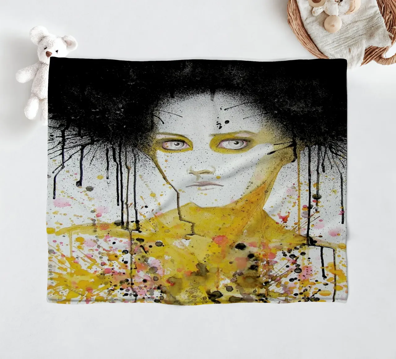 Black Cloud fleecedeken van Rebekka