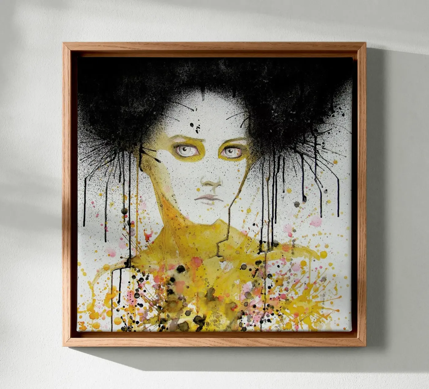 Black Cloud canvas van Rebekka