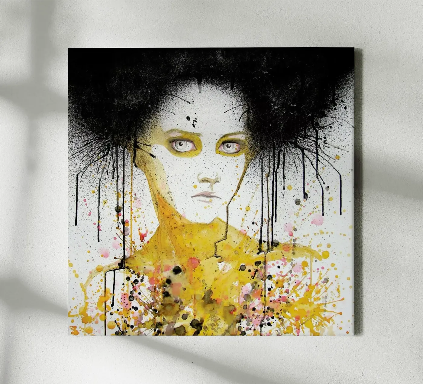 Black Cloud canvas van Rebekka