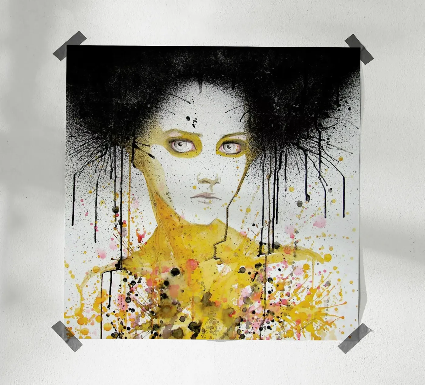 Black Cloud poster van Rebekka