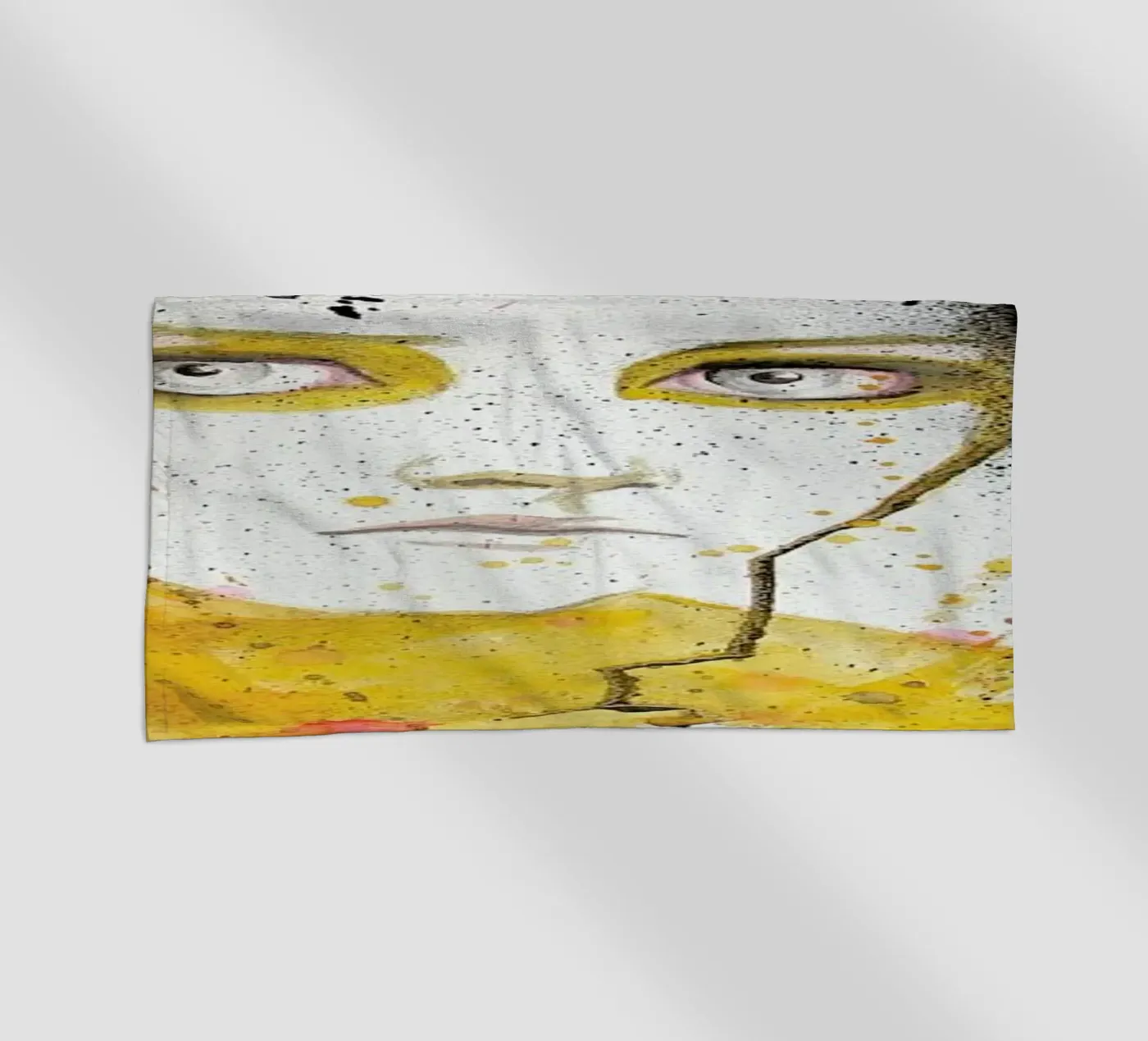 Black Cloud beach towel by Rebekka