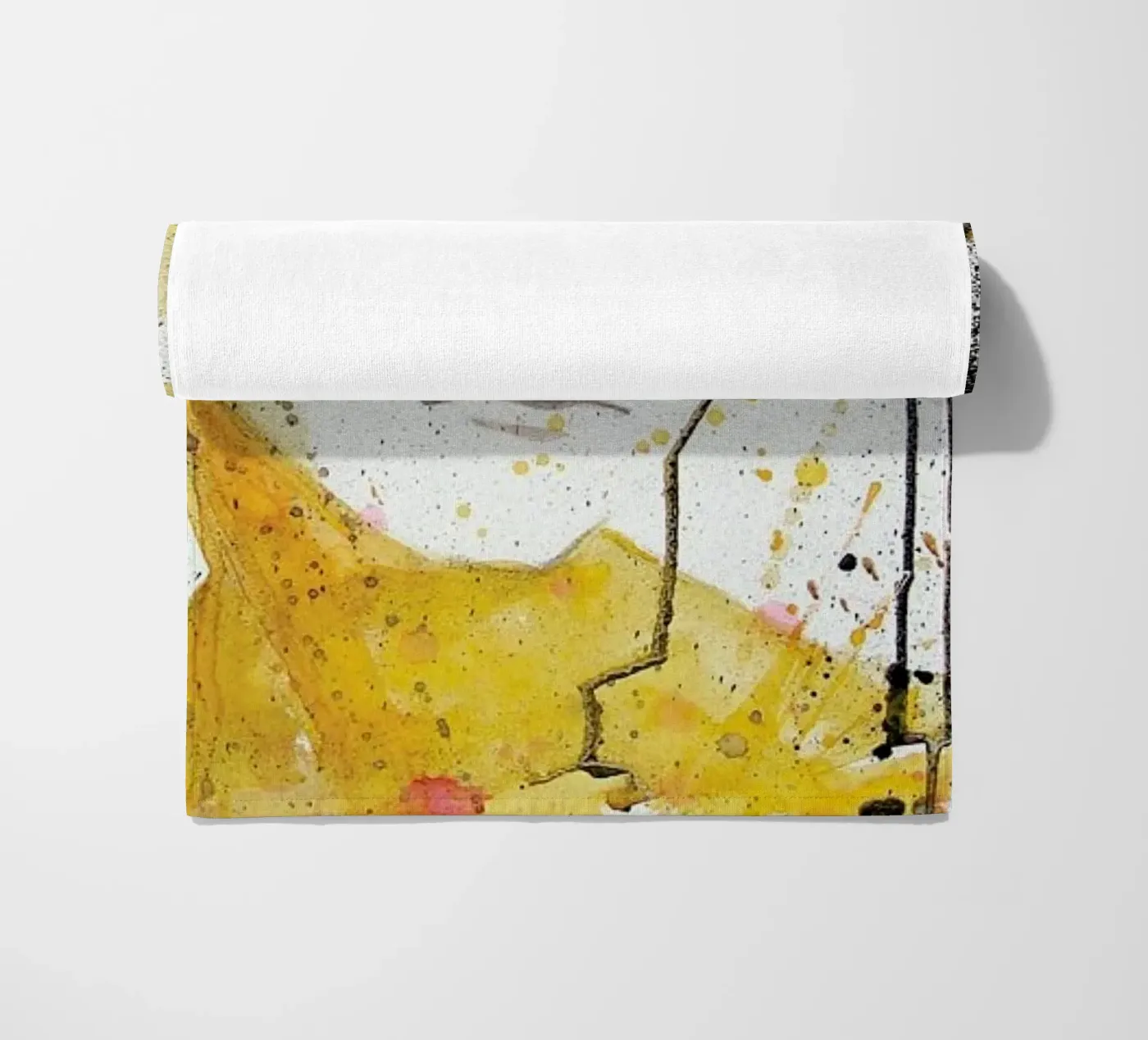 Black Cloud beach towel by Rebekka