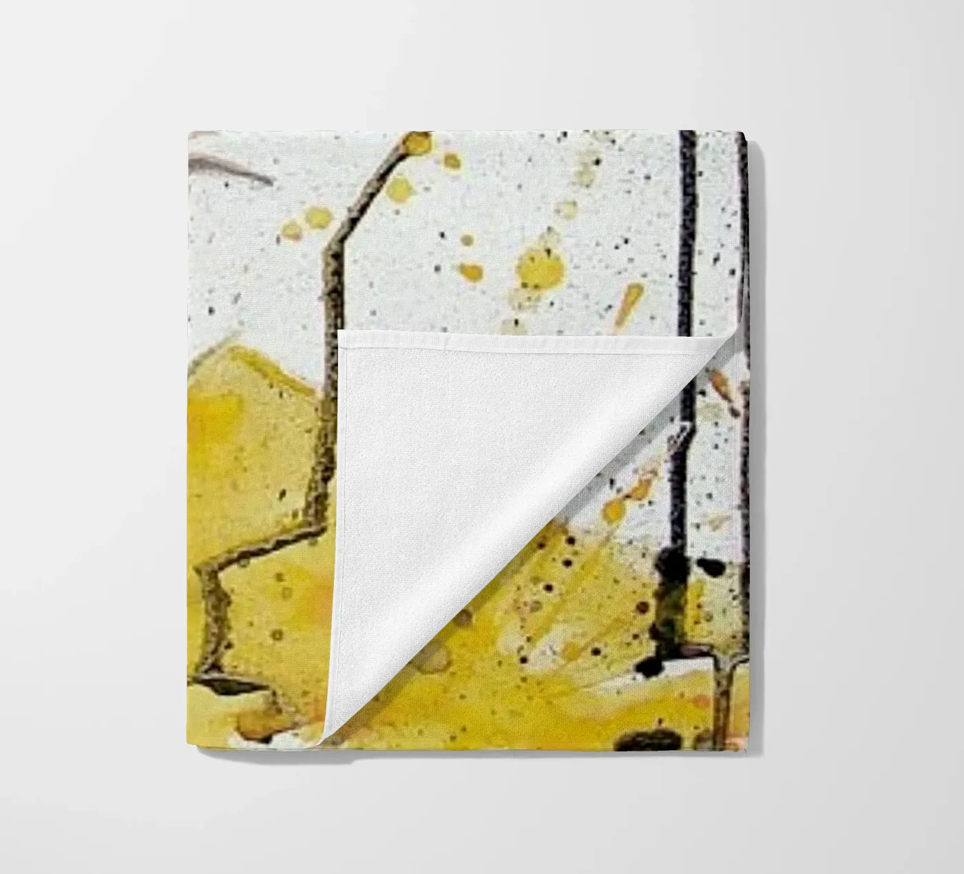 Black Cloud beach towel by Rebekka