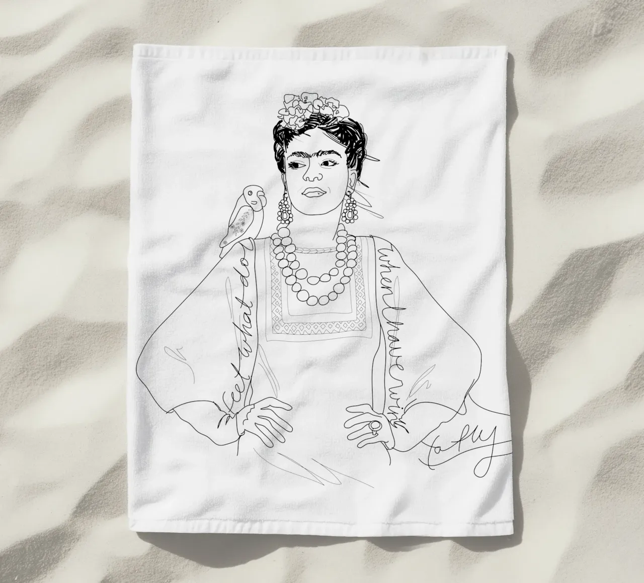 Frida Kahlo Sketch telo mare da Christina Heitmann