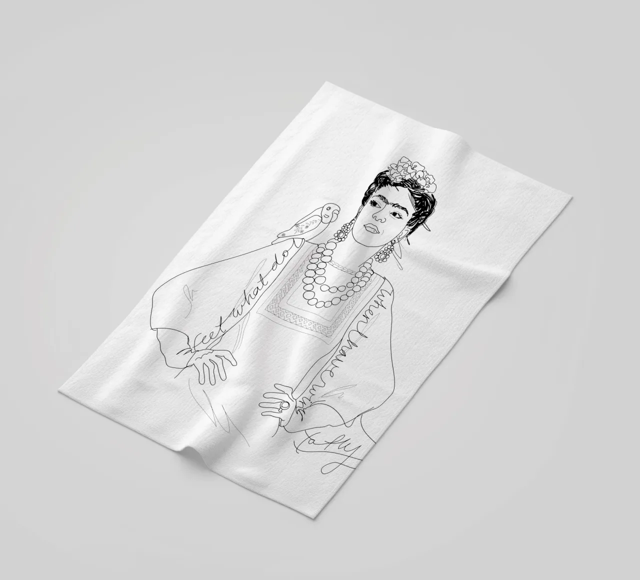 Frida Kahlo Sketch telo mare da Christina Heitmann