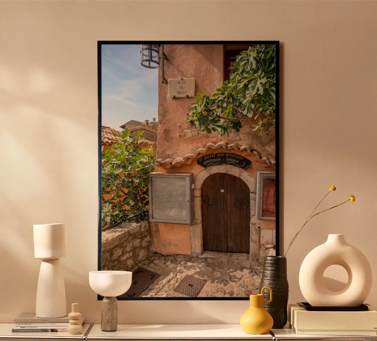 Zuid-Frankrijk, Franse Muurkunst, Reisposter poster van TheTravelClub