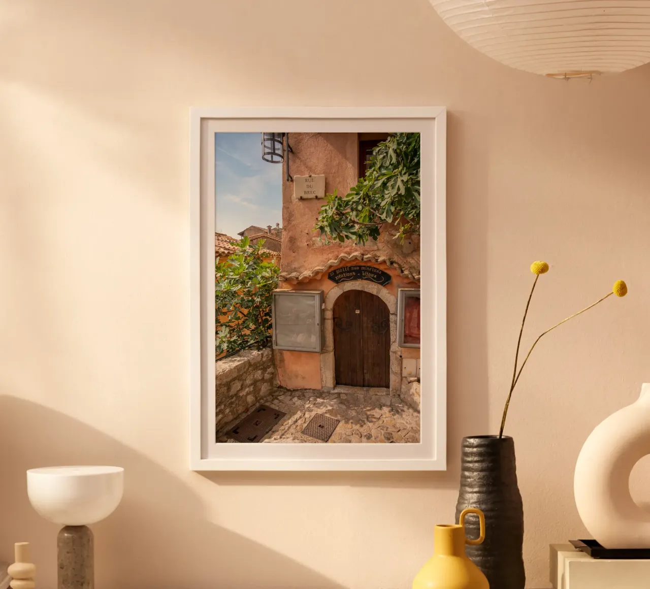 Zuid-Frankrijk, Franse Muurkunst, Reisposter poster van TheTravelClub