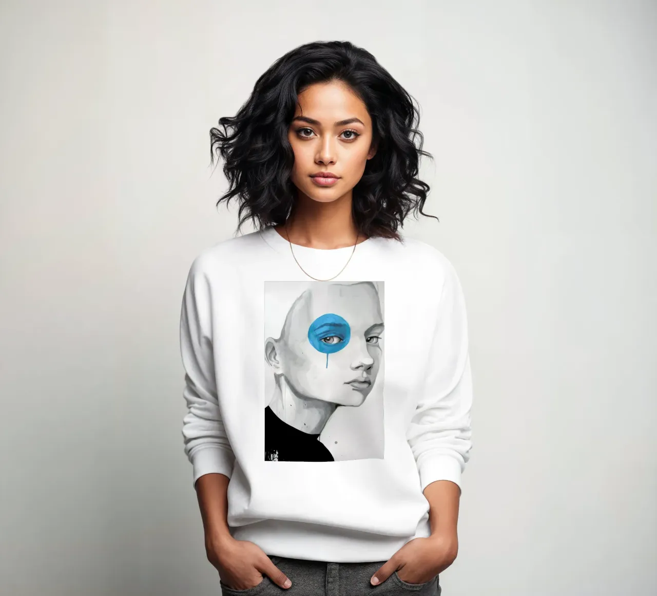 Blue Dot felpa da Rebekka