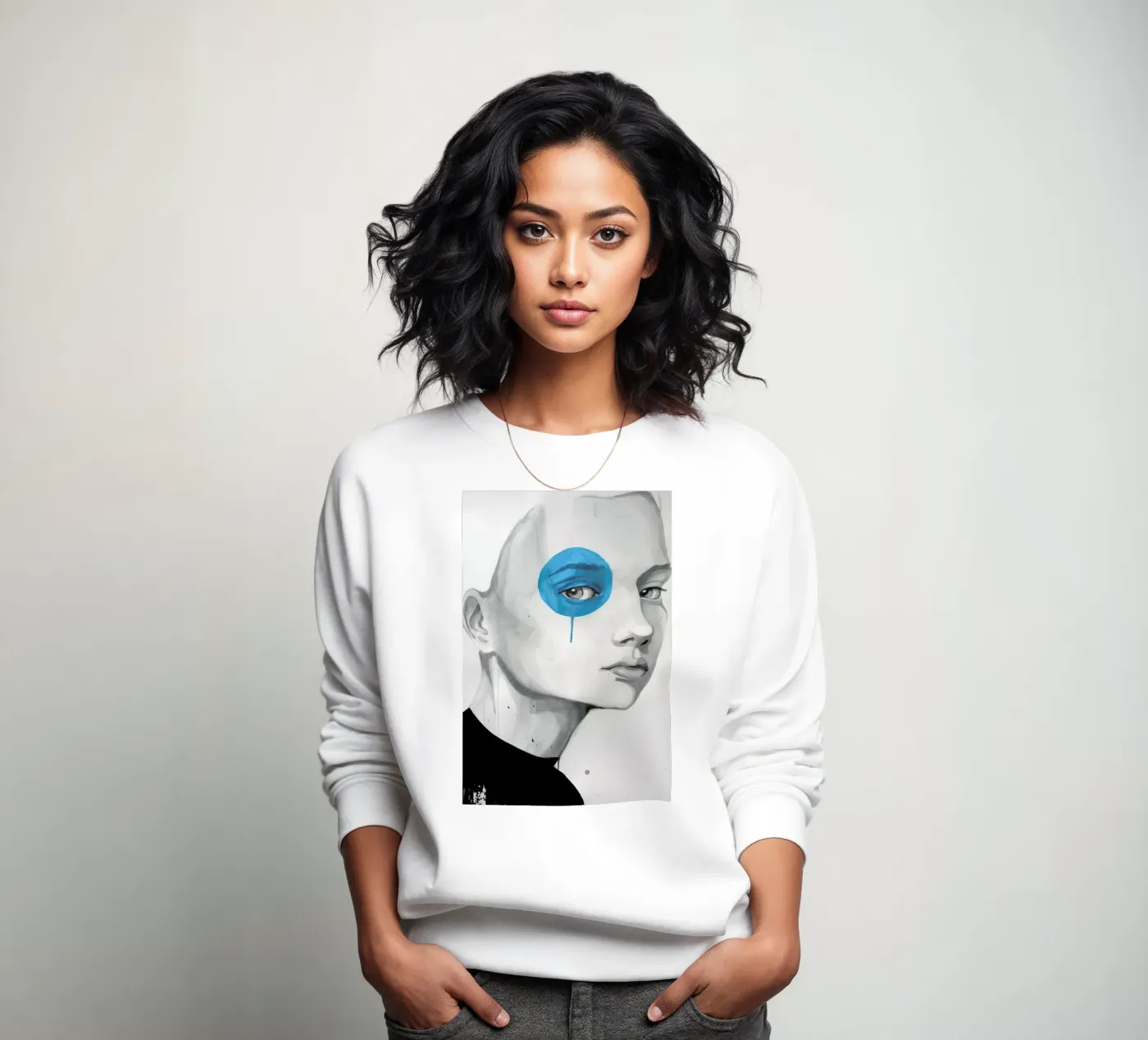 Blue Dot felpa da Rebekka