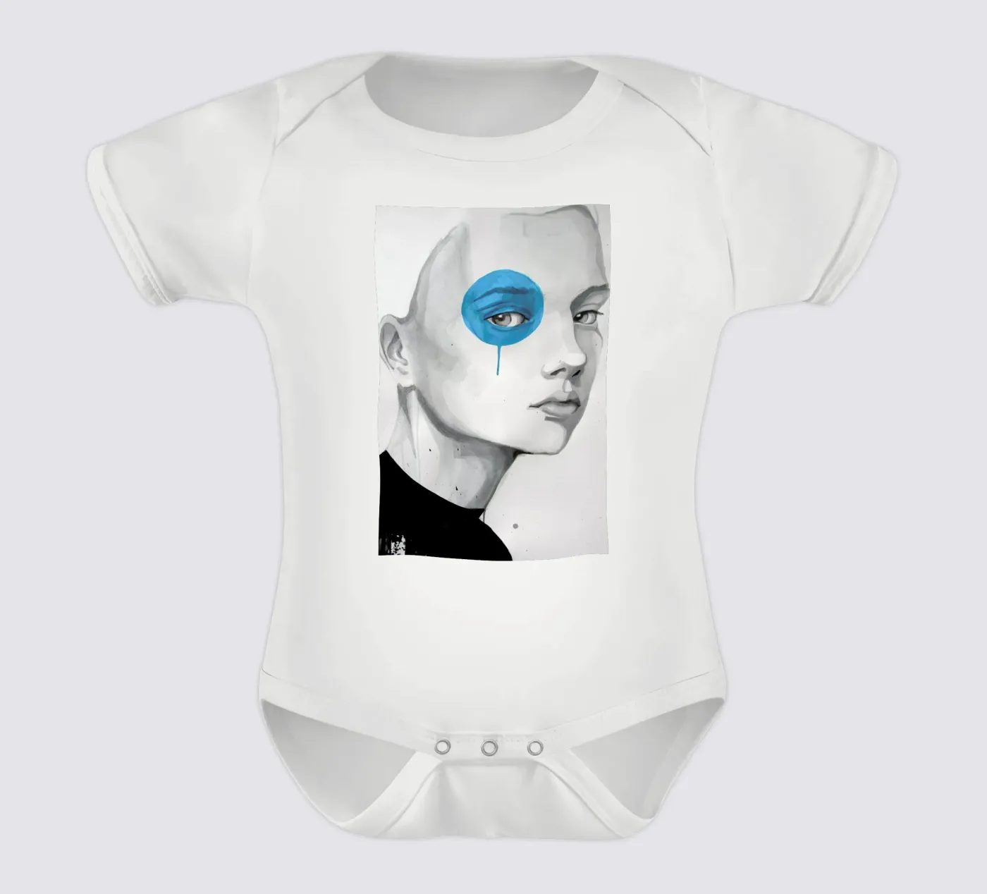 Blue Dot body bébé de Rebekka