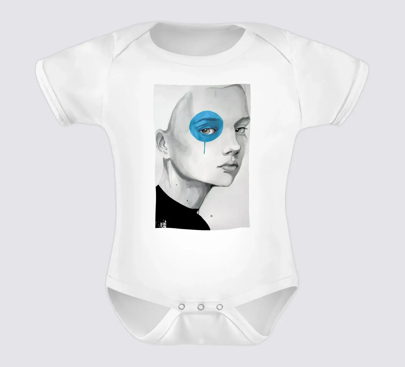 Blue Dot body bébé de Rebekka