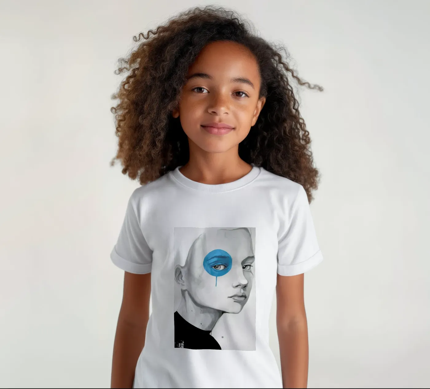 Blue Dot t-shirt bambini da Rebekka
