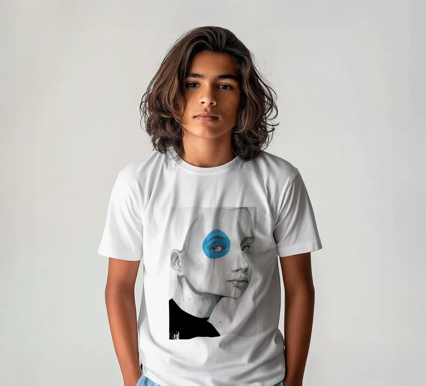 Blue Dot t-shirt bambini da Rebekka