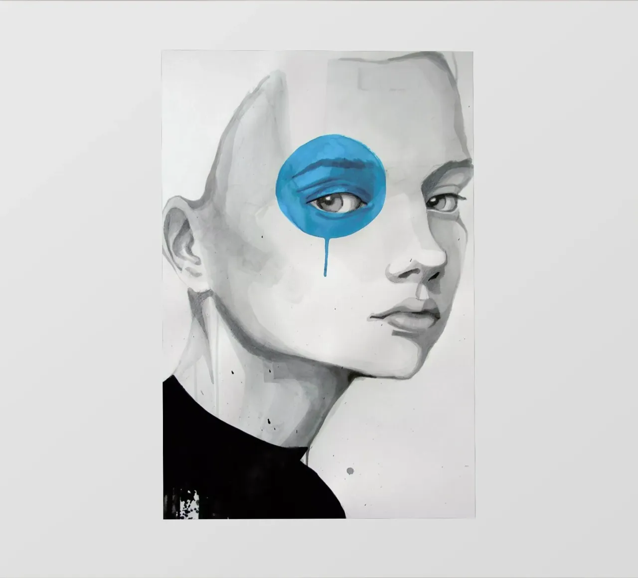 Blue Dot pellicola backlit da Rebekka