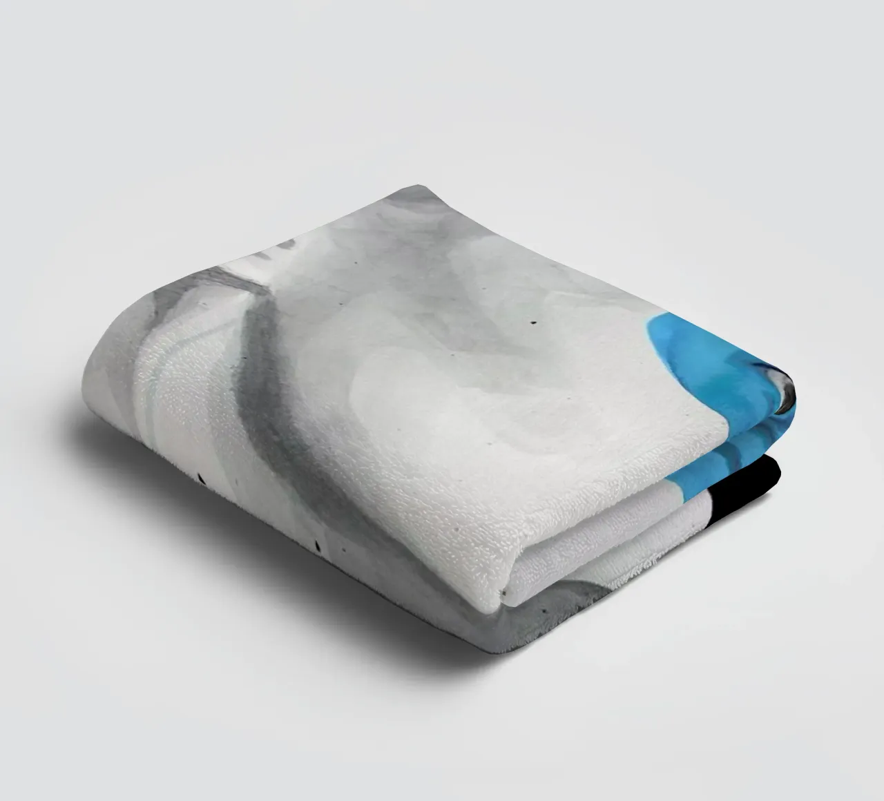 Blue Dot towel by Rebekka