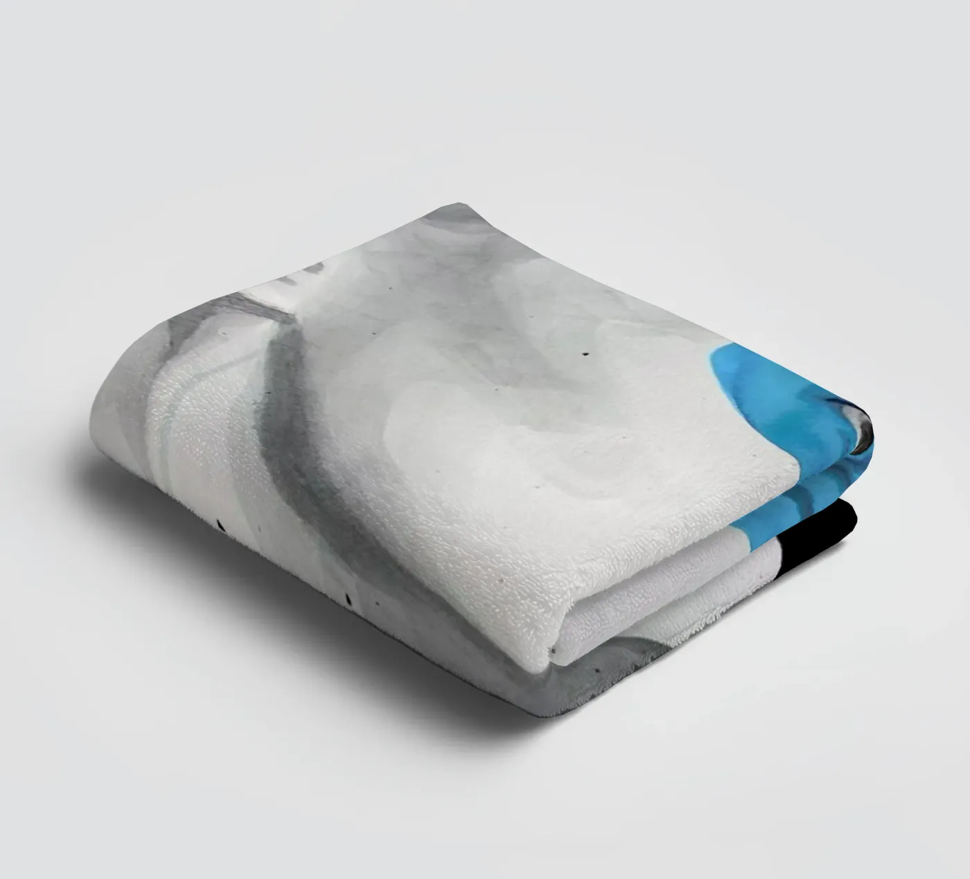 Blue Dot towel by Rebekka