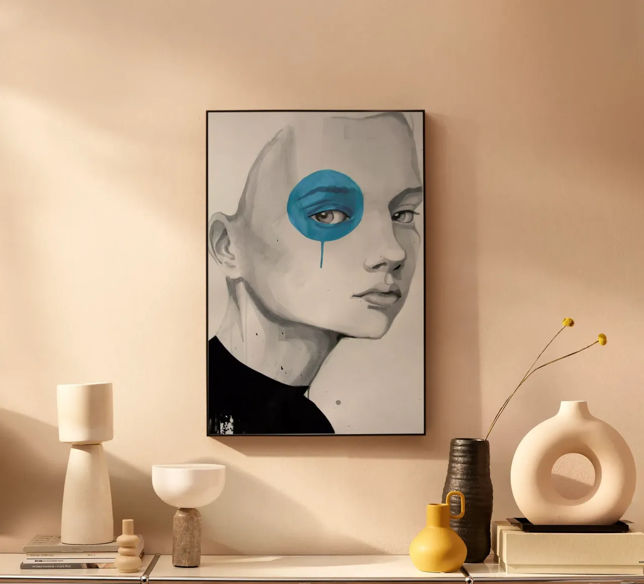 Blue Dot plexiglass da Rebekka